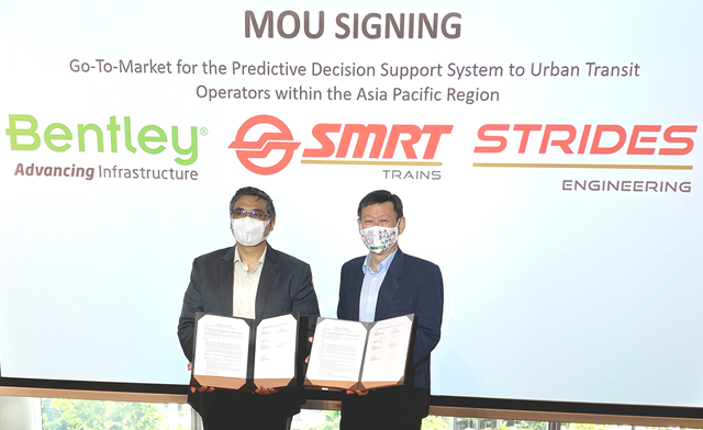 Bentley Systems and SMRT Trains Collaborate to Improve Safety and Reliability of Metro Rail Services in Singapore